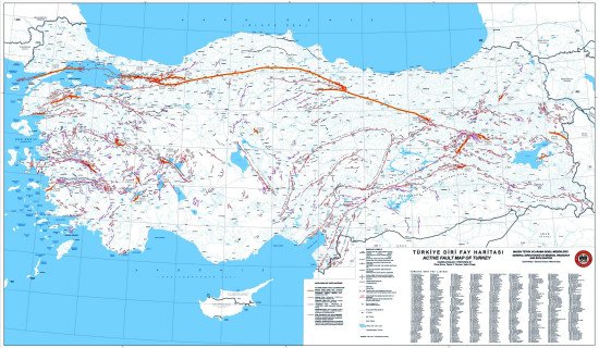 Türkiye’nin Diri Fay Haritası