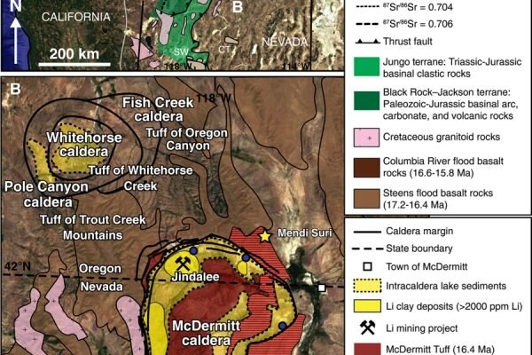 Yellowstone Volkanik Bölgesinin Lityum Potansiyeli